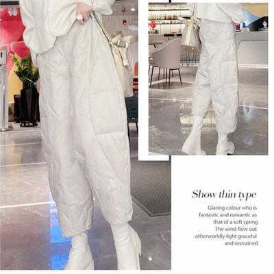 Зимние толстые и теплые женские ветрозащитные повседневные брюки