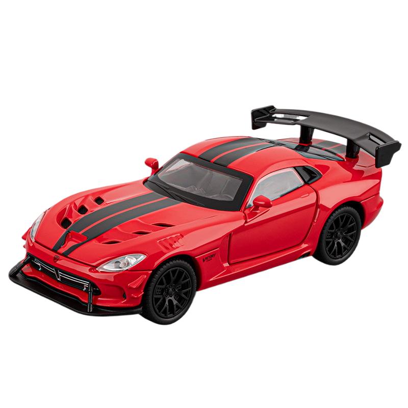 1/32 Dodge Viper SRT ACR игрушечная модель автомобиля JKM литая металлическая гоночная миниатюрная модель звуковая и световая коллекция подарок для детей