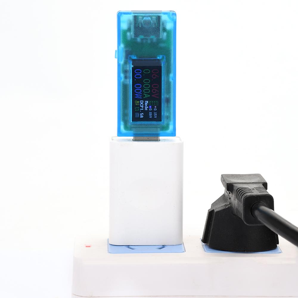 0,96-дюймовый DC 4-30 В 5A IPS цветной ЖК-дисплей высокой четкости 13 в 1 USB-тестер, измеритель напряжения, тока и мощности