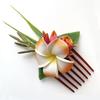 Temperament Plumeria Hair Comb Elegant Bohemian Style Hair Clip Fashion Side Clip Hair Clip  Beach