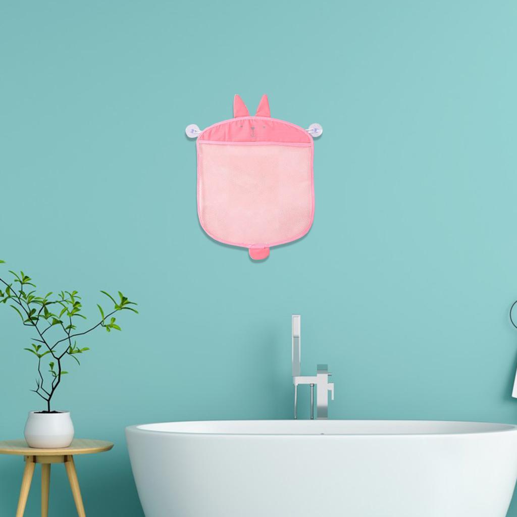 Versatile Baby Bath Time Toy Tidy Storage Hanging Bag Multi-functional Bathroom Organiser Net