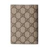 Gucci Logo Ceramic Effect Finish Canvas Passport Holder Men Accessories Beige Ebony 795229-FACQC-9773