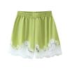 European and American style French women's clothing fashion versatile temperament casual lace shirt shorts set