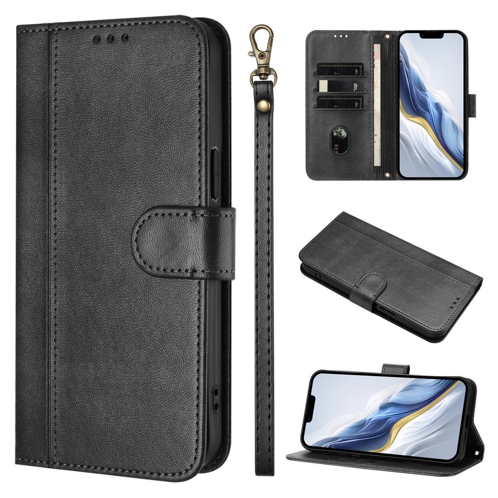 Wallet Flip Leather Case For XiaoMi Poco C71 C75 C61 C65 C55 C50 C51 C40 4G Card Holder With Wrist Strap Cover