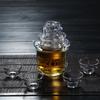 Стеклянный набор для подогрева желтого вина