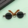 Mini Plush Doll Accessories Glasses Clothes Cute Round Frame For 1/4 Dolls Plush Doll Eyeglasses