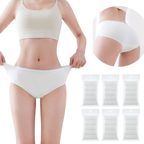 Travelcare Women's Disposable Underwear for Travel, Emergency Preparedness, Hospitalization, Nursing Care, Postpartum, and Business Trips (30 Count, M