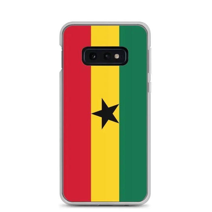 Coque Téléphone - Samsung - Galaxy S21 Plus - Drapeau Ghana - Souple - Multicolore