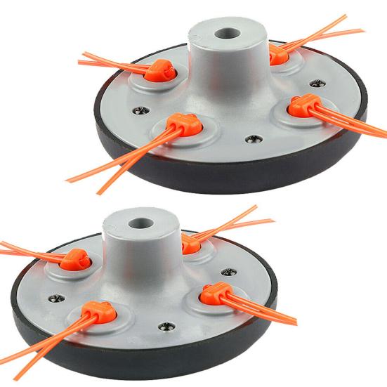2Pcs Universal Strimmer Line String Trimmer Head for Pivotrim Gas Brush Cutter
