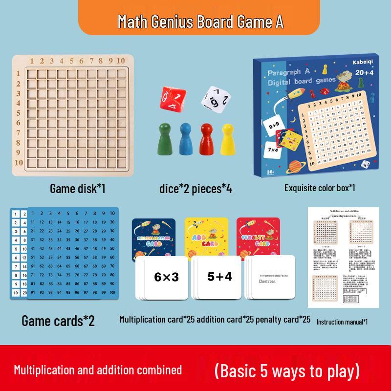 99 Multiplication Puzzle Board: Best-Selling Early Childhood Education Tool for Kids and Primary School Students