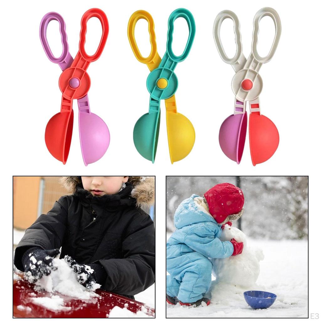 Snowball Maker Clip Snow Game Tool with Handle Ball for Children