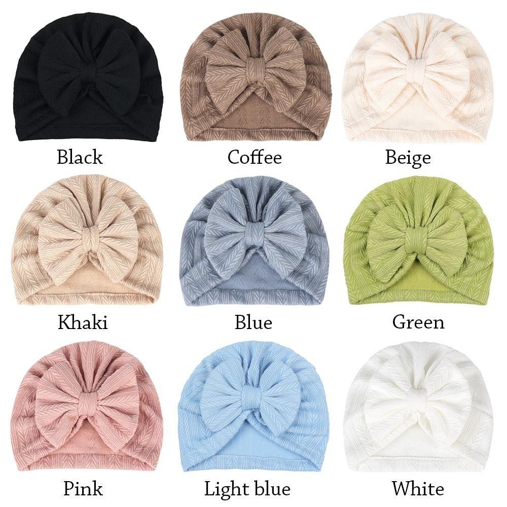 Малыш Большой Бант Новорожденный Младенец Повязки на Голову Детская Шапка Детские Повязки на Голову Шапка-Тюрбан