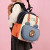 Pattern Capybara Kids Cartoon Backpack With Nylon Material And Color Bright