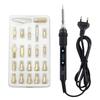 60W/80W Wood Burning Engraving Soldering Iron Pen Temperature Adjustable Soldering Iron Welding Embossing Pyrography Tool Set