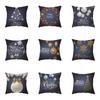 Christmas Decoration Theme Printed Pattern Cushion Cover Home Living Room Sofa Decoration Square Polyester Pillow Pillow Cover