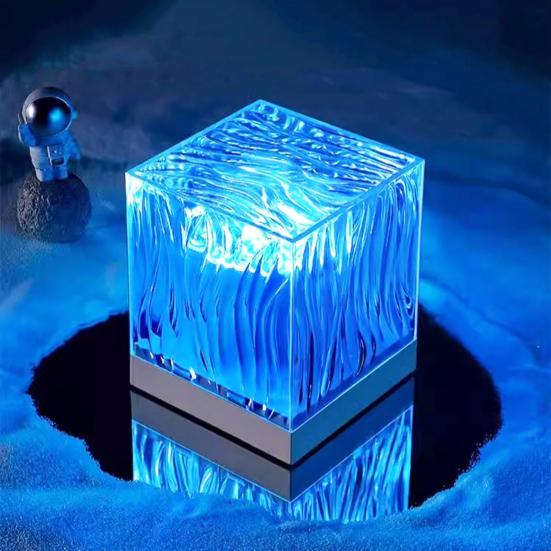 Проектор Авроры с пультом и управлением через приложение 16 меняющих цвет светодиодных ночников 360 градусов комнатное освещение