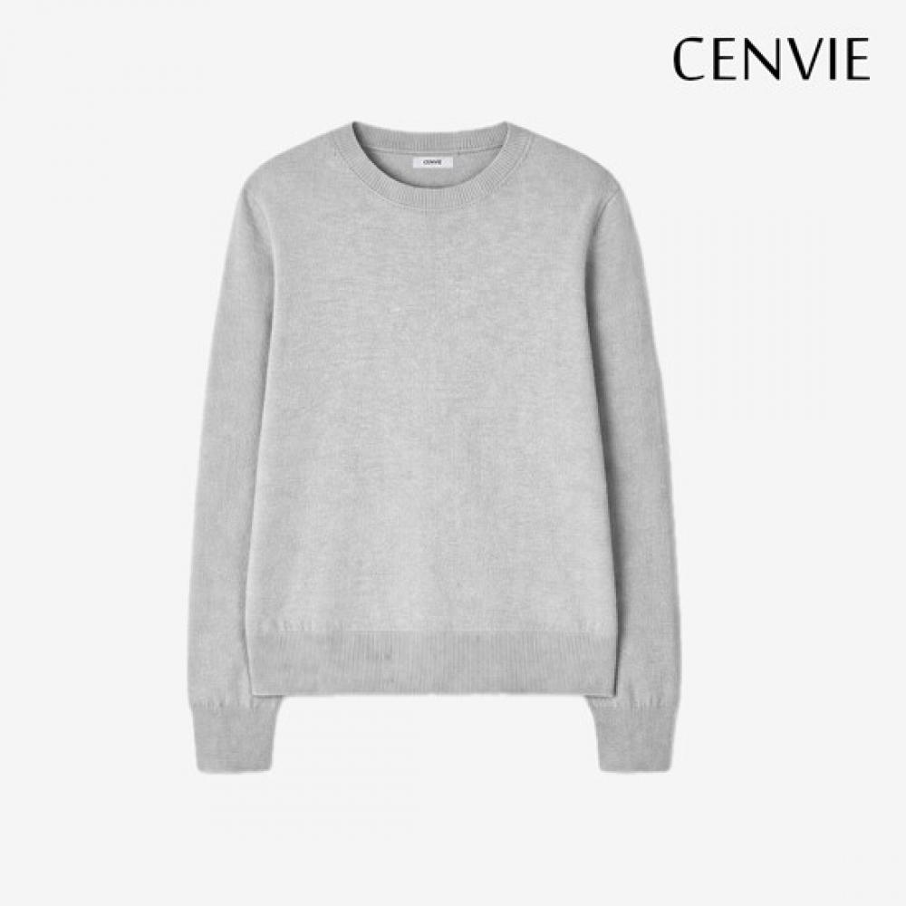 Senbi Men holgarMent Round Neck Knit Signature