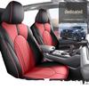Кожаные чехлы на сиденья для 2024 Toyota Crown Kluger 2.5L 4WD Luxury Полное покрытие