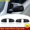 Carbon Fiber/ABS Rearview Mirror Covers For BMW X3 G01 X4 G02 X5 G05 X6 G06 X7 G07 2018- M Style ABS Gloss Black