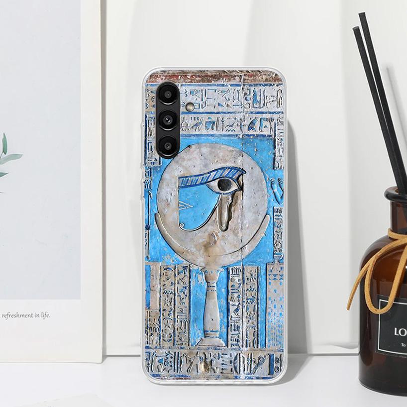 Egypt Nefertiti Anubis Ankh Pharaoh Phone Case For Samsung Galaxy A15 A25 A35 A55 A14 A24 A34 A54 A13 A23 A33 A53 A12 A22 A32 A5
