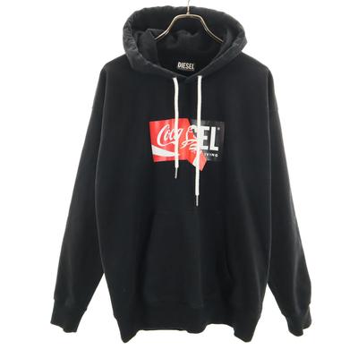 Coca-cola Coca-Cola коллаборация Лонгсливы Свитшоты M черный Мужские Б/у