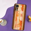 Hawaiian Faux Wood Surfboard Case For Xiaomi Redmi Note 13 14 Pro 12 9 10 11 Pro 10S 11S 12S Redmi 14C 13C 10C 12C Cover