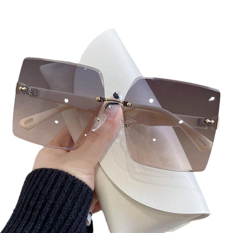 Коричневые солнцезащитные очки для женщин с расширенными возможностями восприятия, солнцезащитные очки для маленького лица, большого лица и тонкие солнцезащитные очки, защита от ультрафиолета и солнца