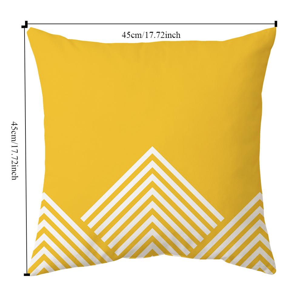 Pillow Geometric Pillow Cover Simple Scandinavian Living Room Sofa Cushion Cover Window Cushion