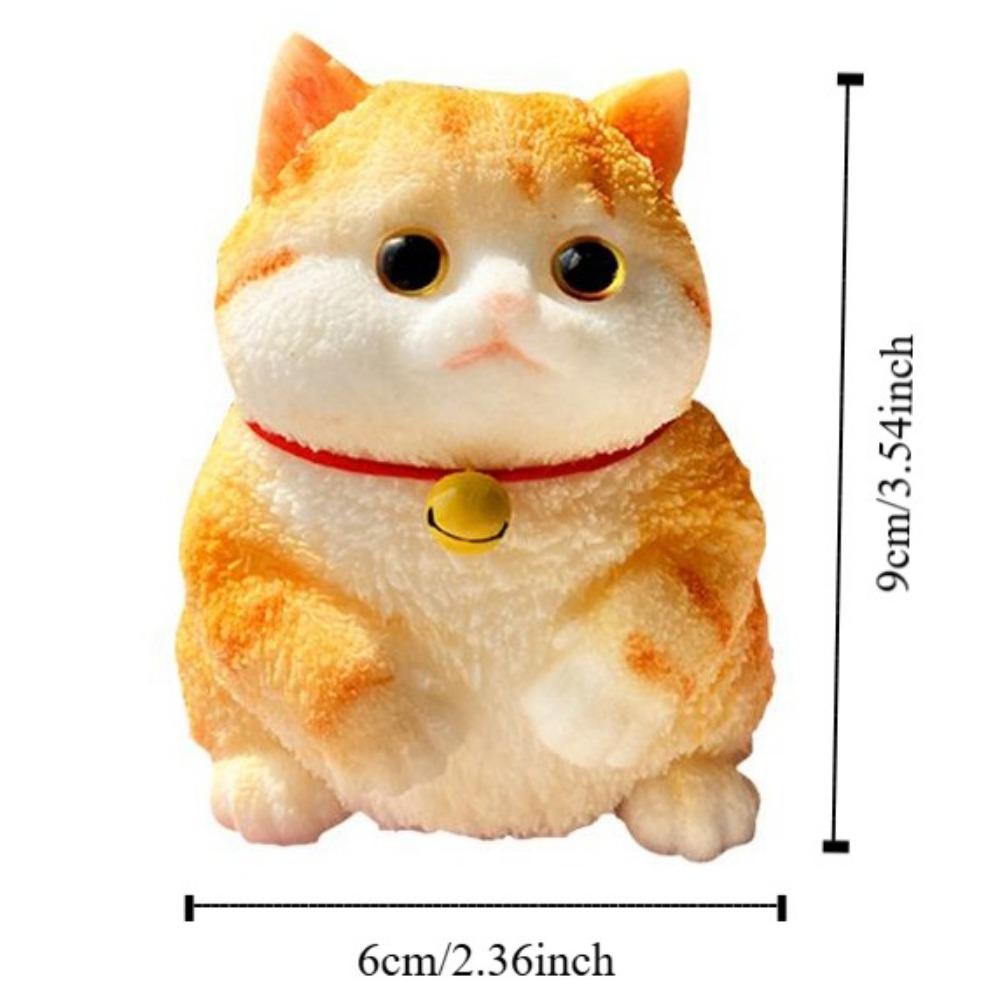Slow Rebound Big Cat Doll Squeeze Toy Animal Cat Fidget Toy Simulation Cat Squeeze Toys Kids