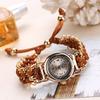 Women Knitting Rope Chain Winding Analog Quartz Movement Wrist Watch