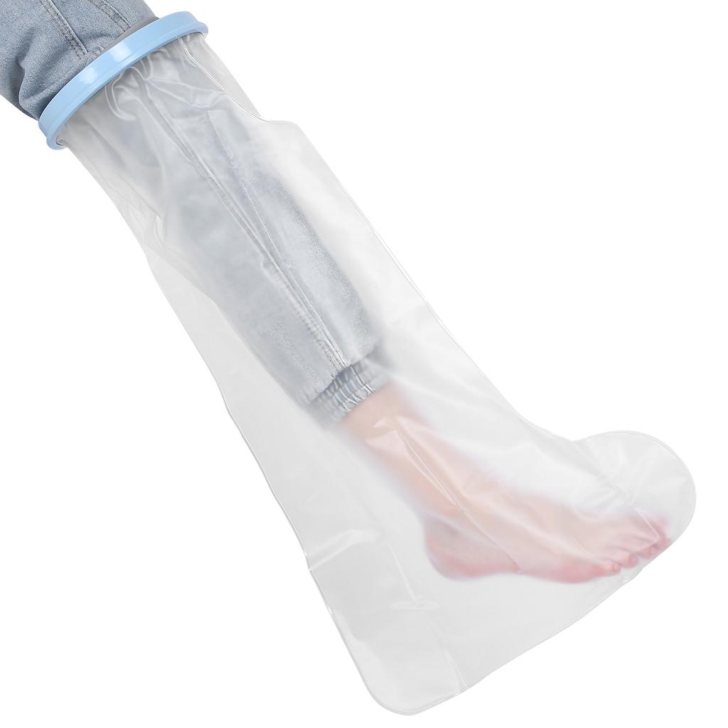 65 см Гипсовая повязка для ног взрослых Водонепроницаемая эластичная защита для душа для ран на ногах