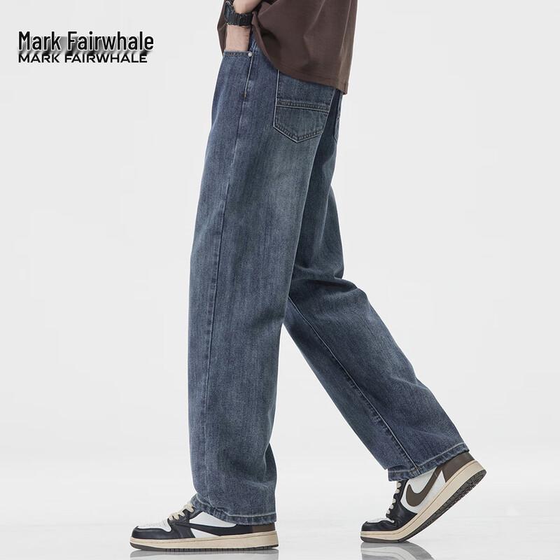 Мужские винтажные джинсы свободного кроя прямого покроя Mark Fairwhale