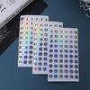 1 Sheet Nail Art Manicure Decal Guide Alphabet Numbers Letters Style Tip Sticker