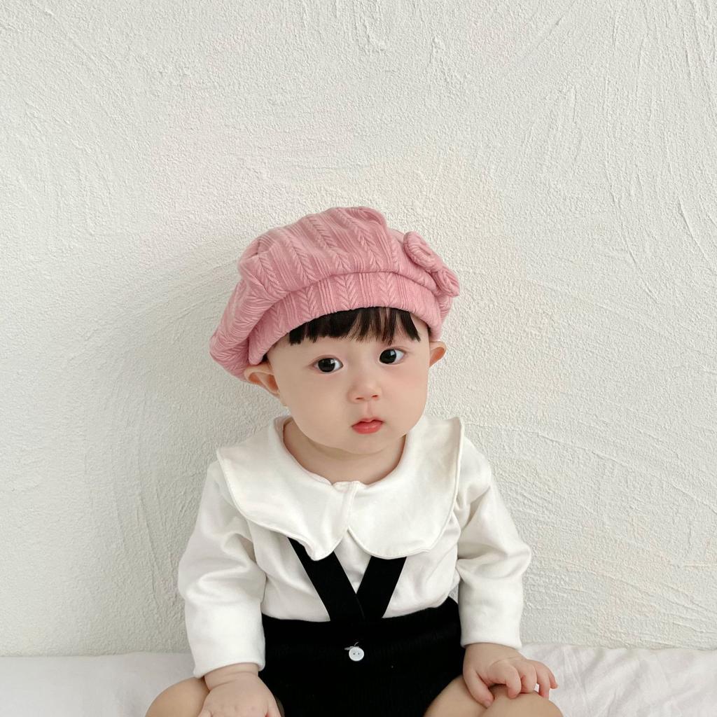 Новая детская шапка-берет для мальчиков и девочек на осень и зиму, модная универсальная трендовая шляпа художника