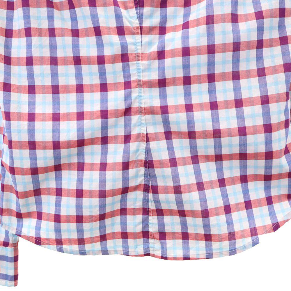 Frank&Eileen Check Pattern Long Sleeve Skipper Type Shirt XS Women Used