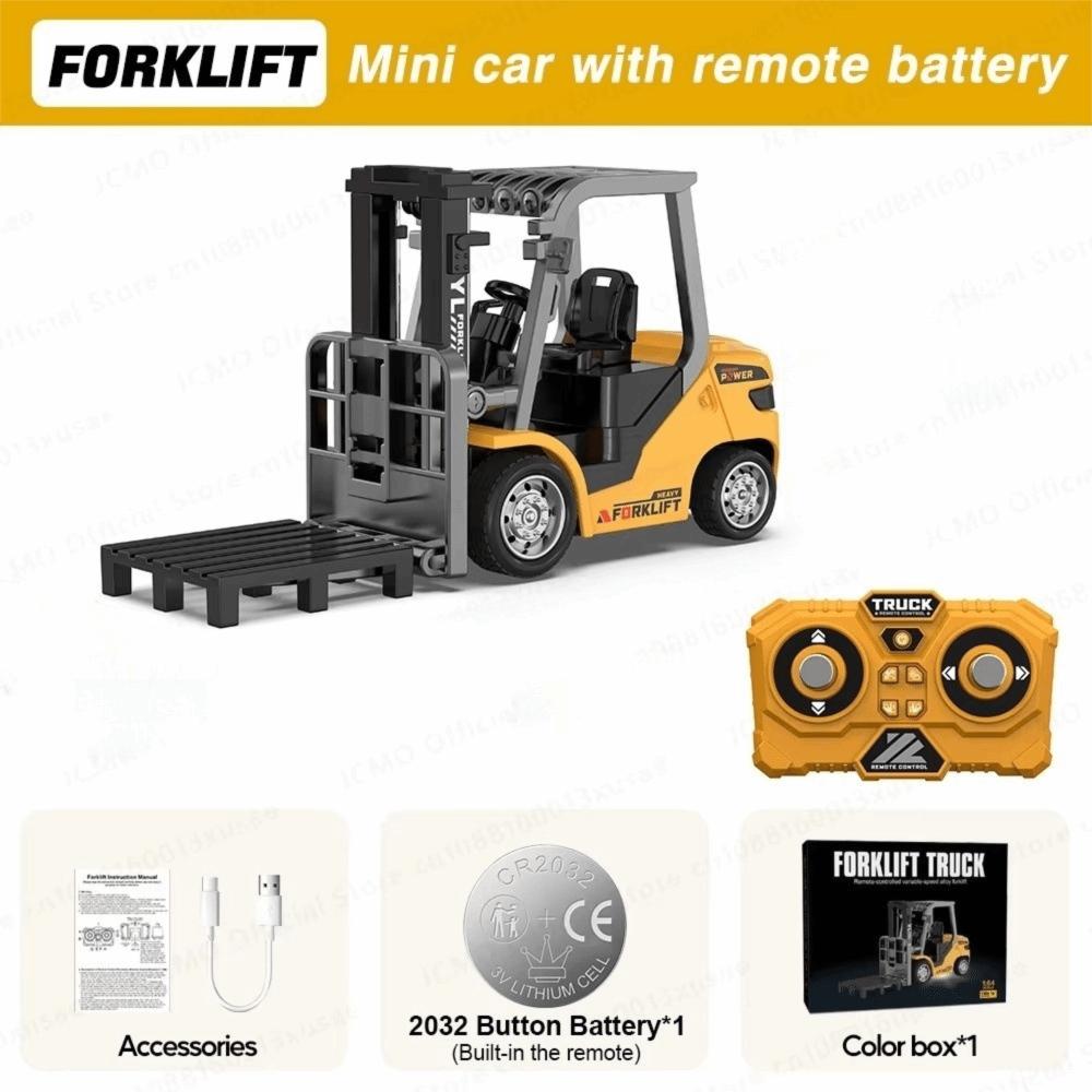 Zinc Zinc Alloy Material Mini Excavator Toy Remote Control Dump Truck Toy Remote Control Car Festival Gifts