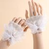 Lolita Women's Lace Hollow Sleevelets with Decorative Cuffs