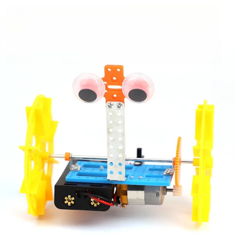 DIY двухколесный балансировочный автомобиль модель наборы электрическая робототехника образовательные наборы научные игрушки для детей сборка модель игрушка G135