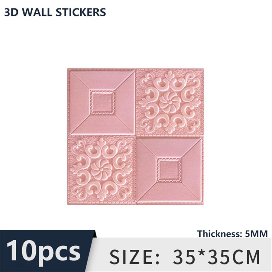10 шт. 35 см x 35 см Самоклеящаяся имитация кирпича 5 мм наклейка на стену домашний декор потолочная панель крыша 3D обои декор для фона телевизора
