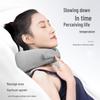 Sayrelances Portable U-shaped Massage Neck Pillow CN plug (adapter included)