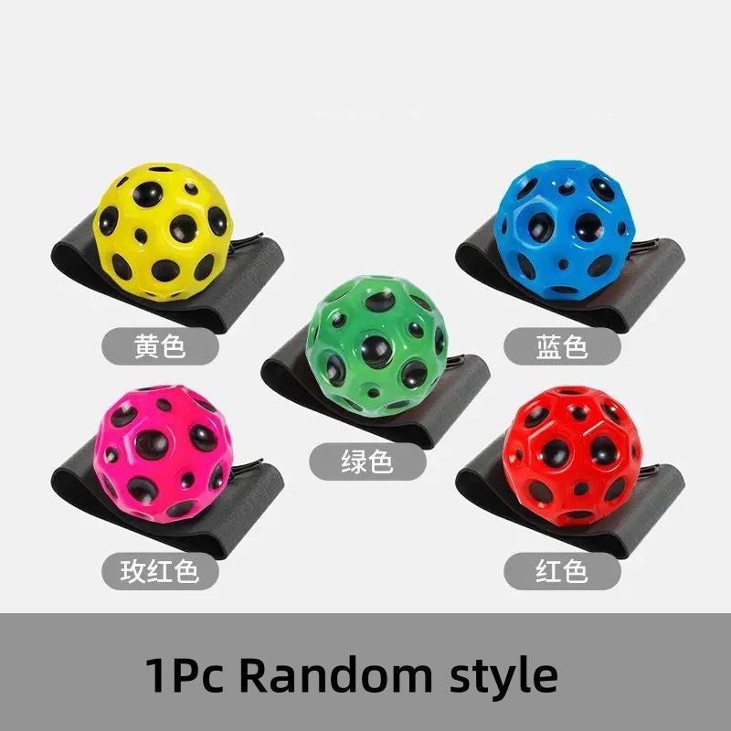 Wrist Return Ball Rubber Sport Ball with Strap and String Rebound Bouncy Balls Toy for Teens Adults Wrist Exercise or Play