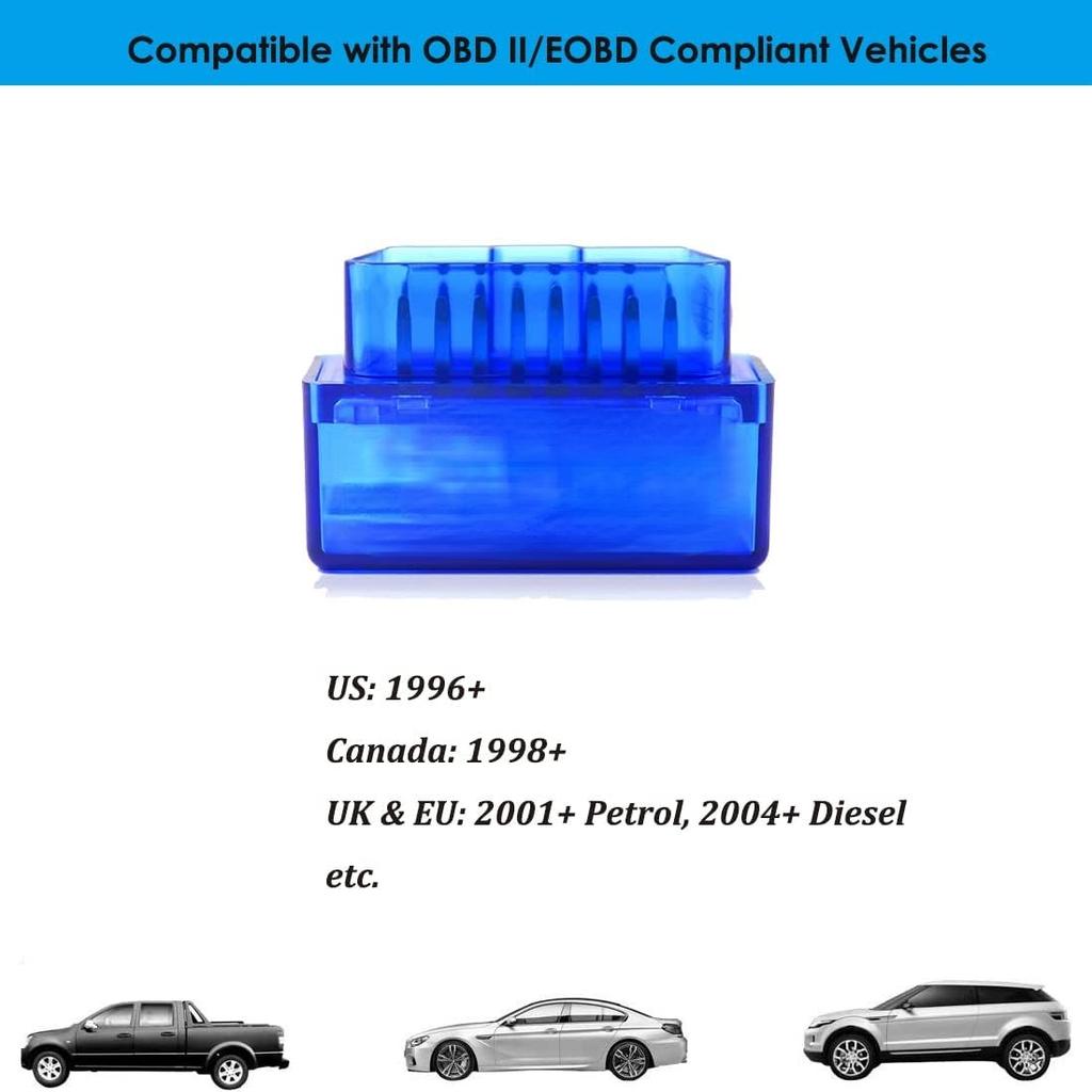 Мини Bluetooth OBD2 сканер диагностические инструменты автомобильный диагностический считыватель кодов двигателя для автомобилей OBD II/EOBD для Android
