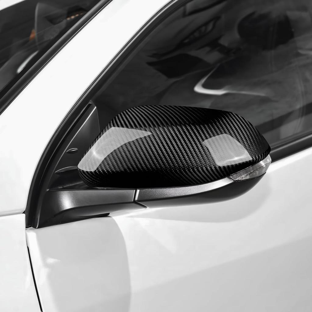 AIRSPEED Carbon Fiber Exterior Custom Car Rearview Mirror Cover for Toyota Stylish and this decorative garnish adds a stylish touch to your Includes