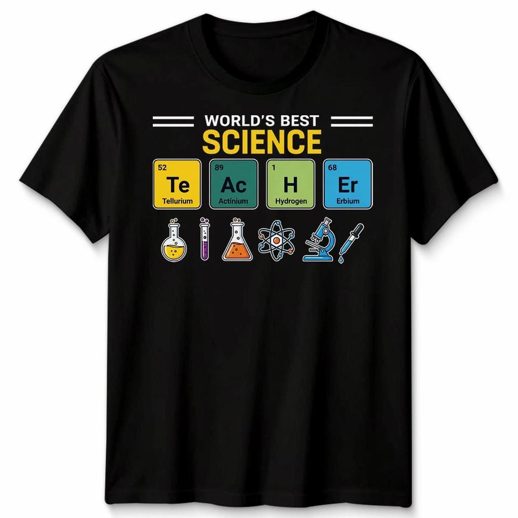 World'S Best Science Teacher Unisex Tshirt Funny Periodic Elements Joke Idea