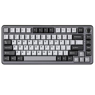 YUNZII RT75 Rapid Trigger Keyboard Механическая игровая клавиатура TKL Магнитный переключатель RGB Проводная USB Компактная клавиатура PBT с ручкой последовательности Регулируемое срабатывание