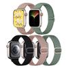 Женский нейлоновый эластичный ремешок для Apple Watch SE87654 - Подходит для маленького запястья, ремешок Ultra