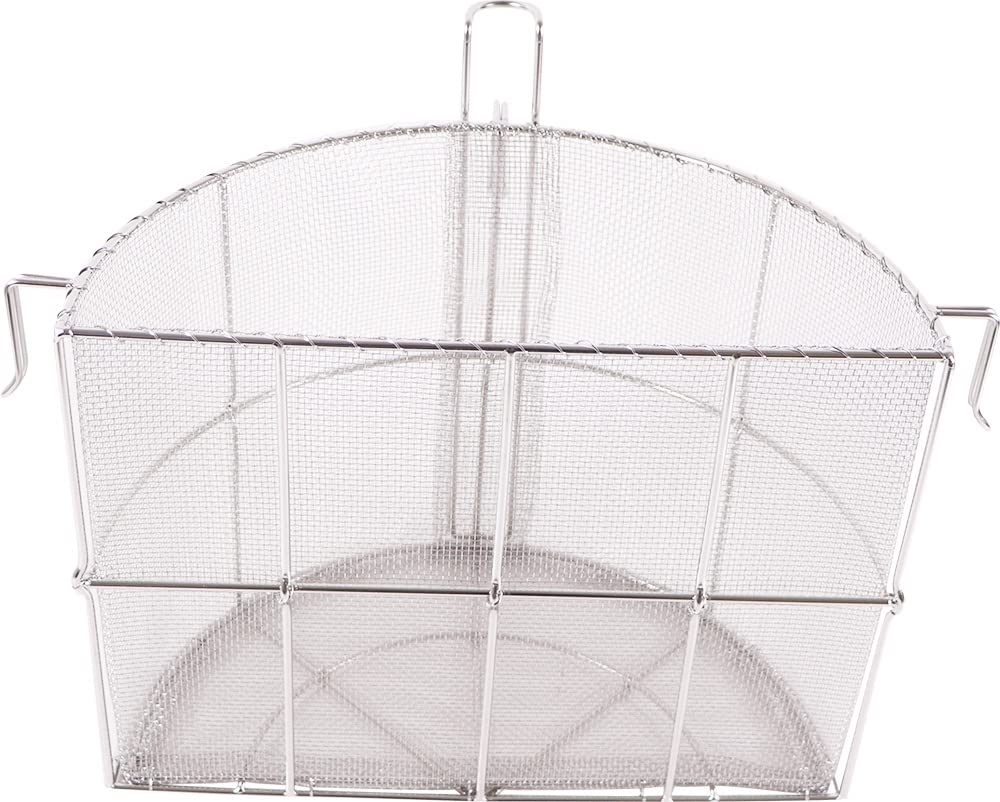 Дуршлаг для супа Kanda KD из нержавеющей стали 48 см, сделано в Японии, Tsubame Sanjo, полукруглый суп Gara 016084