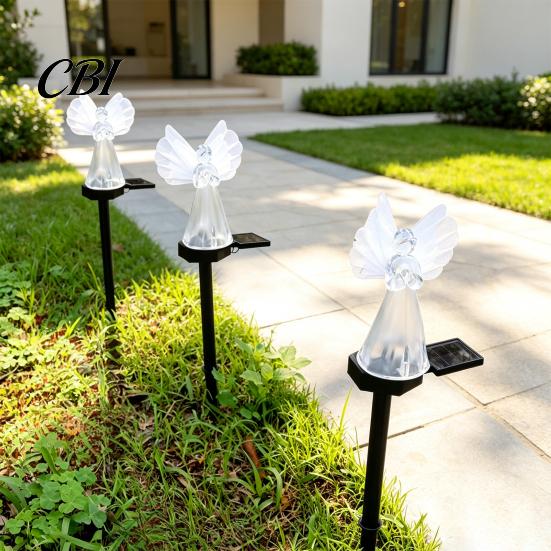 Unique Mother Day Gifts Solar Angel Garden Light, LED Yard Stake Waterproof Pet Memorial Light Decorative Lamp for Cemetery Graveyard Patio