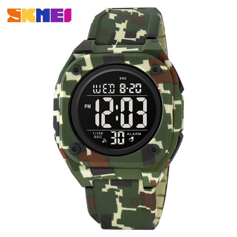 Moment Beauty Brand Watch 2160 Male and Female Students Square Multifunctional Sports Electronic Watch Waterproof Watch