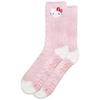 Sanrio Hello Kitty Вязаные носки-боа с персонажем Розовые, Размеры 23.0-24.5см, Нескользящая подошва, Носки, Пушистые, Теплые, Толстые, Длинные, Нескользящие,